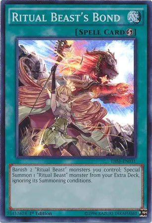 Ritual Beast's Bond [THSF-EN031] Super Rare - Doe's Cards
