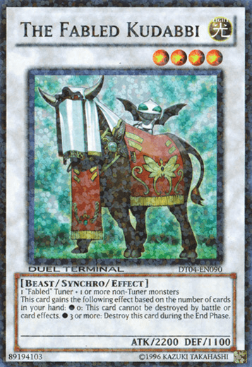 The Fabled Kudabbi [DT04-EN090] Super Rare - Doe's Cards