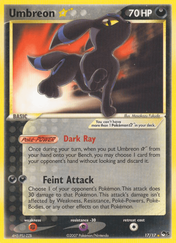 Umbreon Star (17/17) [POP Series 5] - Doe's Cards