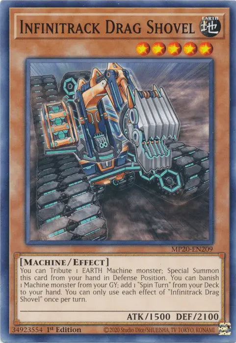Infinitrack Drag Shovel [MP20-EN209] Common - Doe's Cards