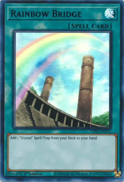 Rainbow Bridge (Purple) [LDS1-EN111] Ultra Rare - Doe's Cards