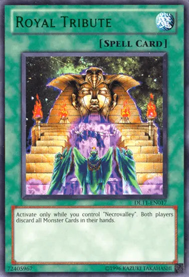 Royal Tribute (Green) [DL11-EN017] Rare - Doe's Cards