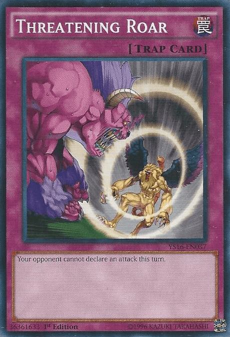 Threatening Roar [YS16-EN037] Common - Doe's Cards