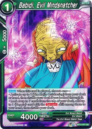 Babidi, Evil Mindsnatcher (BT11-071) [Vermilion Bloodline] - Doe's Cards