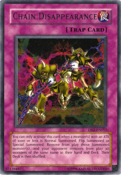 Chain Disappearance [DR2-EN052] Rare - Doe's Cards