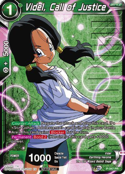 Videl, Call of Justice (Winner Stamped) (P-347) [Tournament Promotion Cards] - Doe's Cards