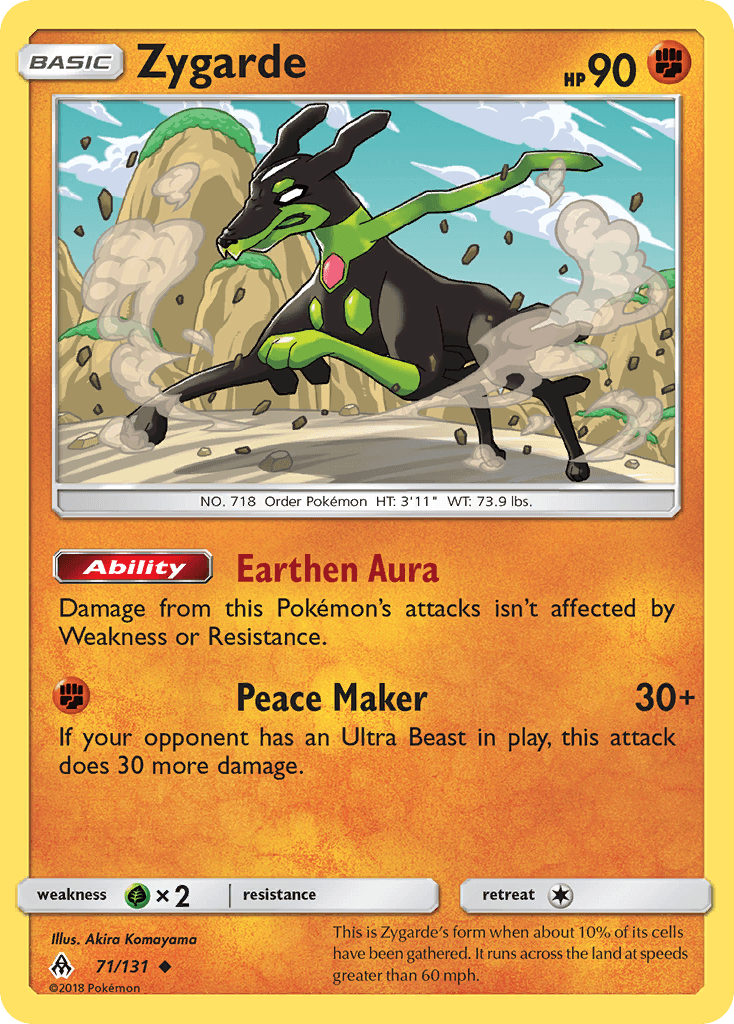 Zygarde (71/131) [Sun & Moon: Forbidden Light] - Doe's Cards