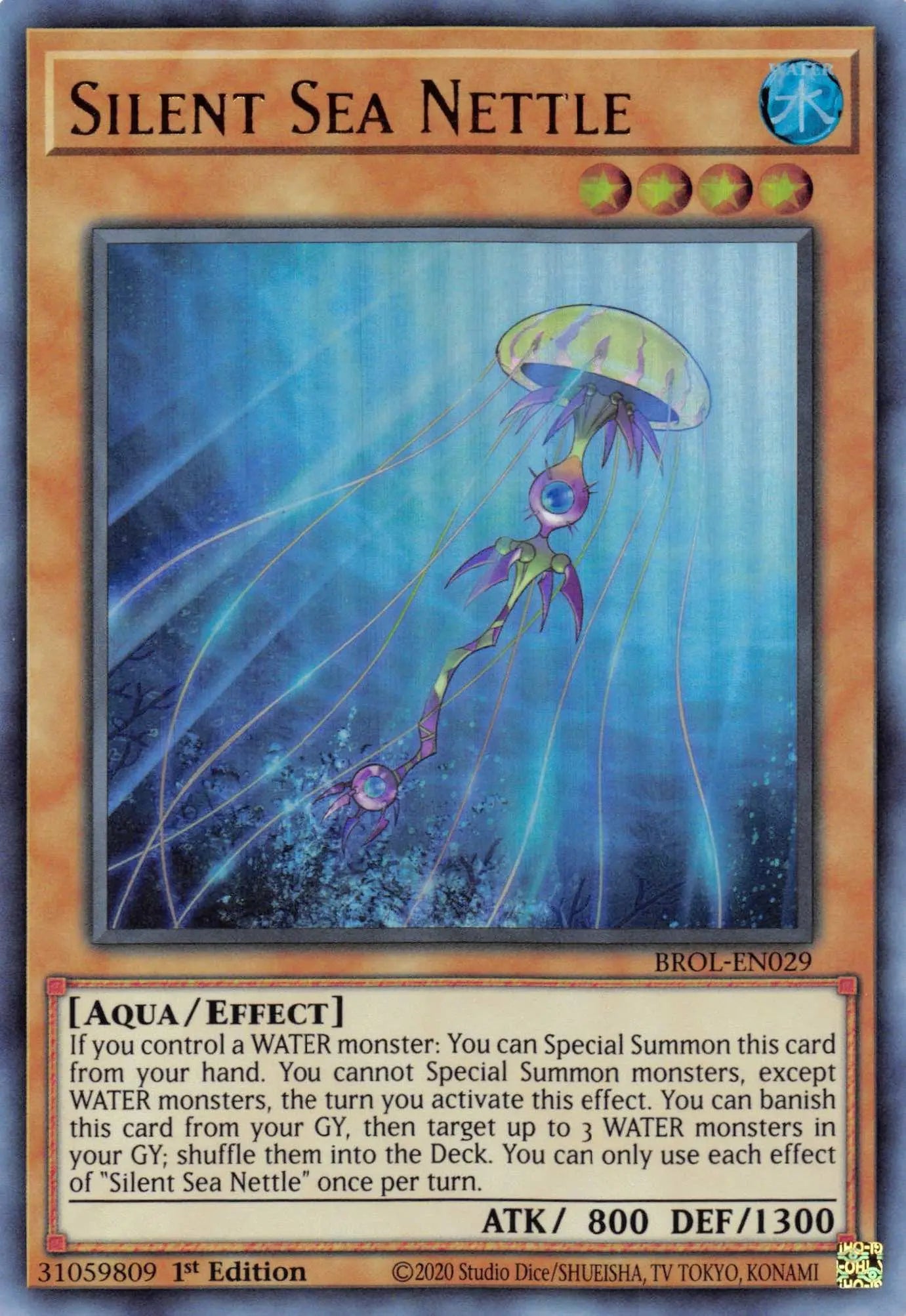 Silent Sea Nettle [BROL-EN029] Ultra Rare - Doe's Cards