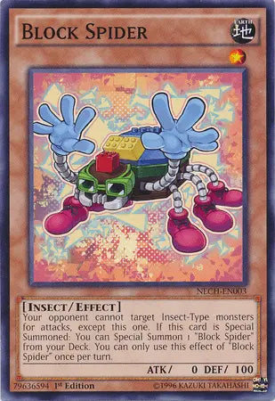 Block Spider [NECH-EN003] Common - Doe's Cards