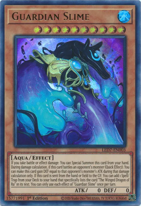 Guardian Slime [LED7-EN003] Ultra Rare - Doe's Cards
