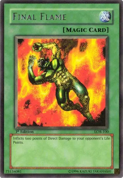 Final Flame [LOB-100] Rare - Doe's Cards