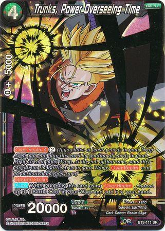 Trunks, Power Overseeing Time (BT3-111) [Cross Worlds] - Doe's Cards