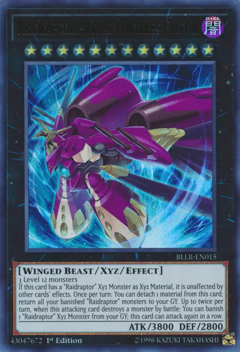 Raidraptor - Final Fortress Falcon [BLLR-EN015] Ultra Rare - Doe's Cards