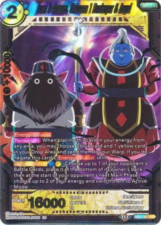 Iwne & Awamo, Universe 1 Destroyer & Angel (DB2-168) [Divine Multiverse] - Doe's Cards