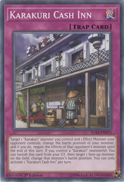 Karakuri Cash Inn [IGAS-EN073] Common - Doe's Cards