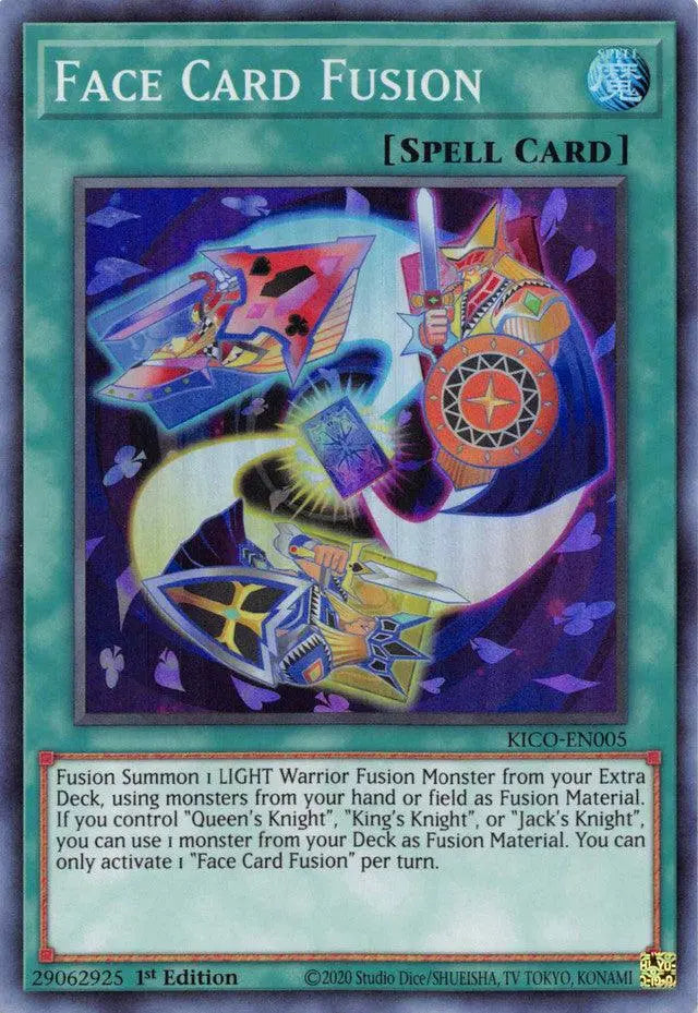 Face Card Fusion (Super Rare) [KICO-EN005] Super Rare - Doe's Cards