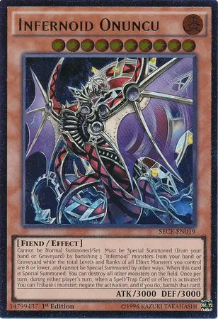 Infernoid Onuncu [SECE-EN019] Ultimate Rare - Doe's Cards