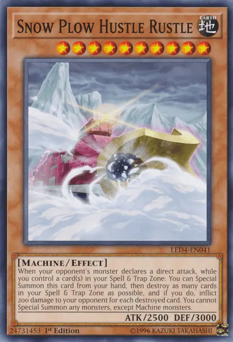Snow Plow Hustle Rustle [LED4-EN041] Common - Doe's Cards