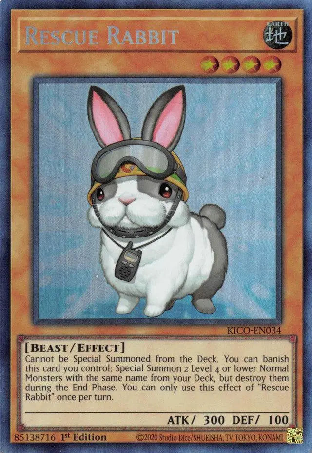Rescue Rabbit (Collector's Rare) [KICO-EN034] Collector's Rare - Doe's Cards