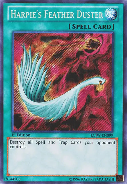 Harpie's Feather Duster [LCJW-EN099] Secret Rare - Doe's Cards