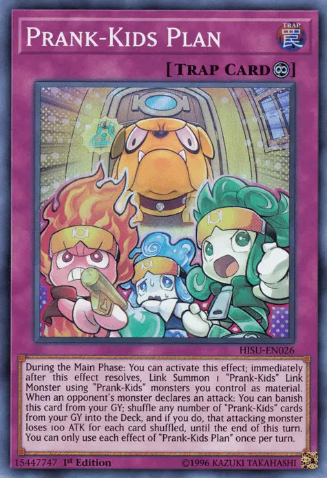 Prank-Kids Plan [HISU-EN026] Super Rare - Doe's Cards