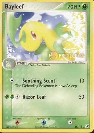 Bayleef (35/115) (Prerelease Promo) [Nintendo: Black Star Promos] - Doe's Cards