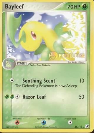 Bayleef (35/115) (Prerelease Promo) [Nintendo: Black Star Promos] - Doe's Cards