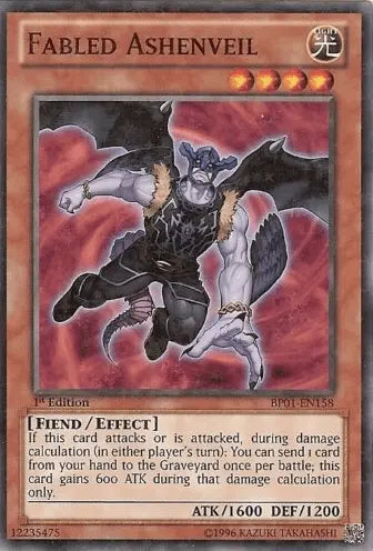 Fabled Ashenveil [BP01-EN158] Starfoil Rare - Doe's Cards