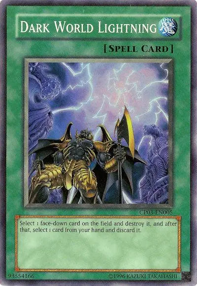 Dark World Lightning [CP03-EN005] Super Rare - Doe's Cards