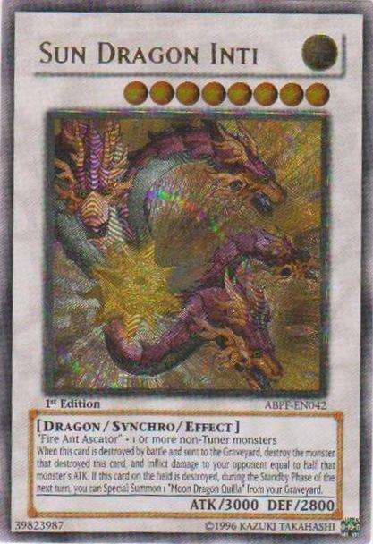 Sun Dragon Inti [ABPF-EN042] Ultimate Rare - Doe's Cards