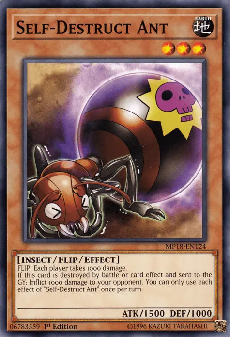 Self-Destruct Ant [MP18-EN124] Common - Doe's Cards