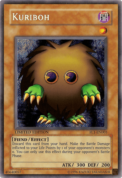 Kuriboh [FL1-EN003] Secret Rare - Doe's Cards