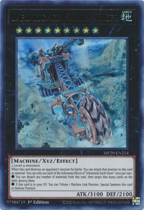 Infinitrack Earth Slicer [MP20-EN214] Ultra Rare - Doe's Cards