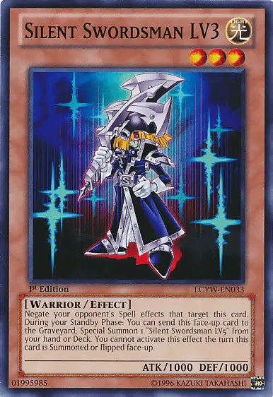 Silent Swordsman LV3 [LCYW-EN033] Common - Doe's Cards
