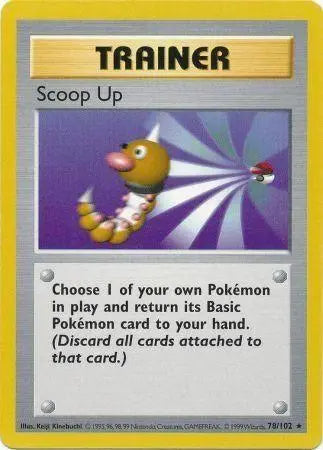 Scoop Up (78/102) [Base Set Shadowless Unlimited] - Doe's Cards