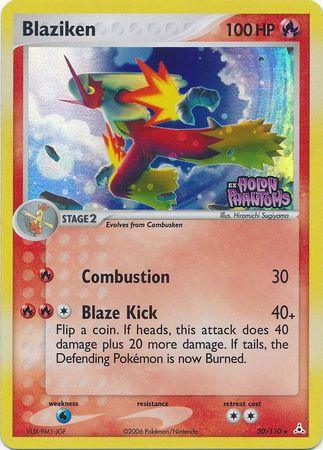 Blaziken (20/110) (Stamped) [EX: Holon Phantoms] - Doe's Cards