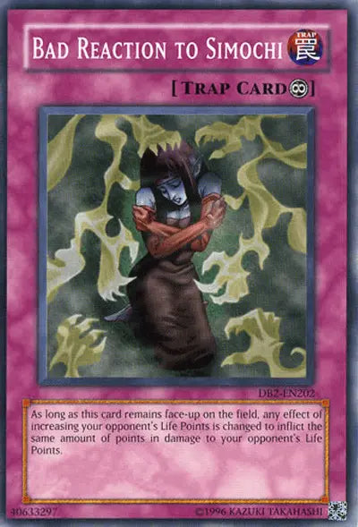 Bad Reaction to Simochi [DB2-EN202] Common - Doe's Cards