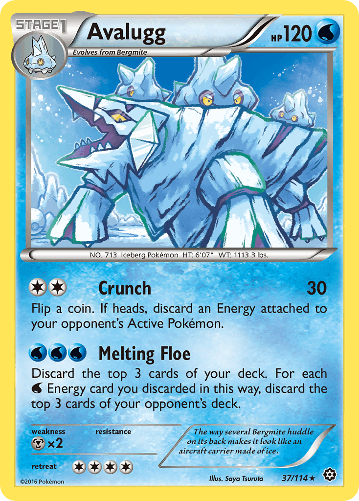 Avalugg (37/114) [XY: Steam Siege] - Doe's Cards