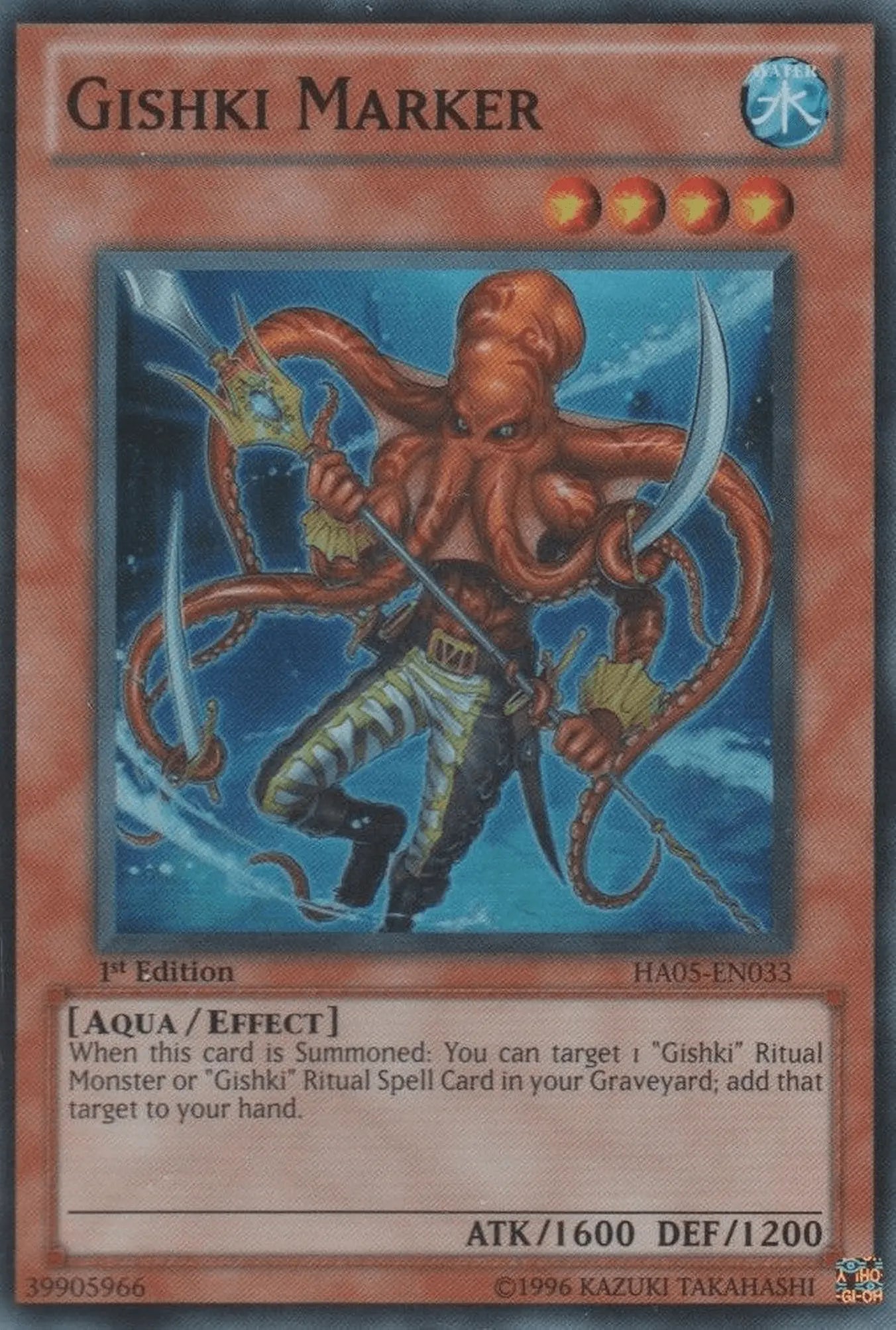 Gishki Marker [HA05-EN033] Super Rare - Doe's Cards