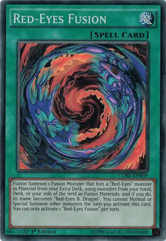 Red-Eyes Fusion [CORE-EN059] Super Rare - Doe's Cards