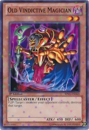 Old Vindictive Magician [BP01-EN060] Starfoil Rare - Doe's Cards