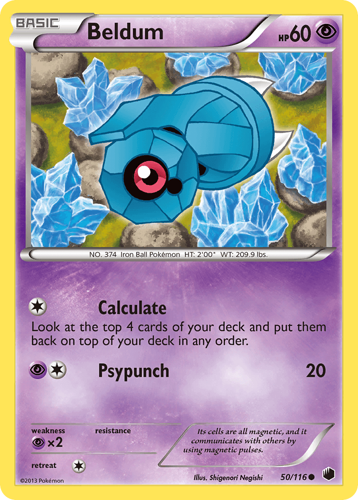 Beldum (50/116) [Black & White: Plasma Freeze] - Doe's Cards