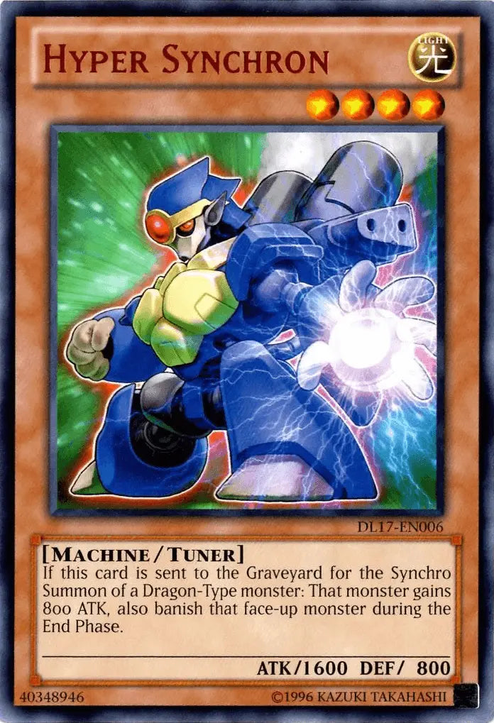 Hyper Synchron (Red) [DL17-EN006] Rare - Doe's Cards