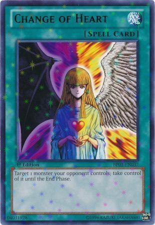 Change of Heart [BP01-EN037] Starfoil Rare - Doe's Cards