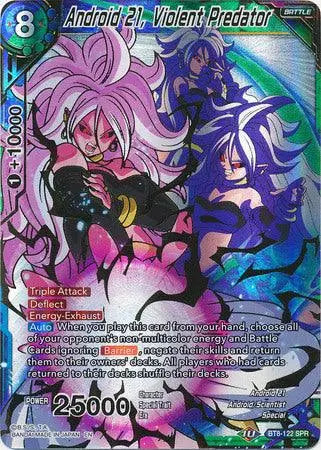 Android 21, Violent Predator (SPR) (BT8-122) [Malicious Machinations] - Doe's Cards