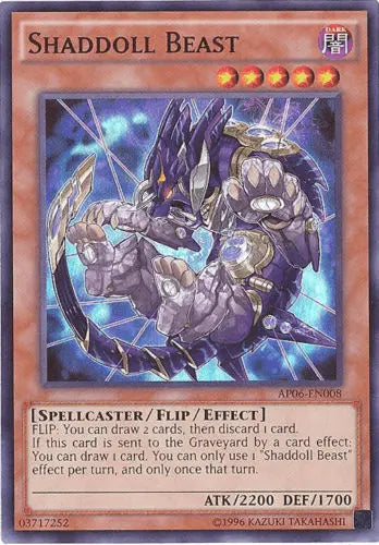 Shaddoll Beast [AP06-EN008] Super Rare - Doe's Cards
