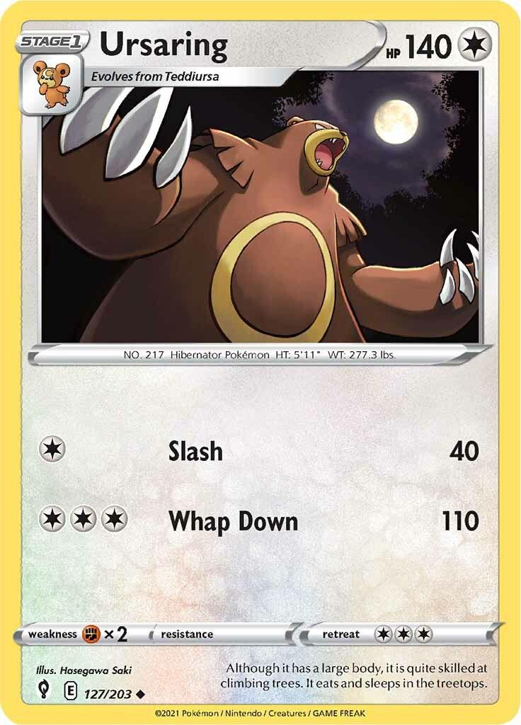 Ursaring (127/203) [Sword & Shield: Evolving Skies] - Doe's Cards