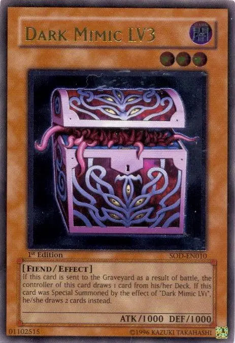 Dark Mimic LV3 [SOD-EN010] Ultimate Rare - Doe's Cards
