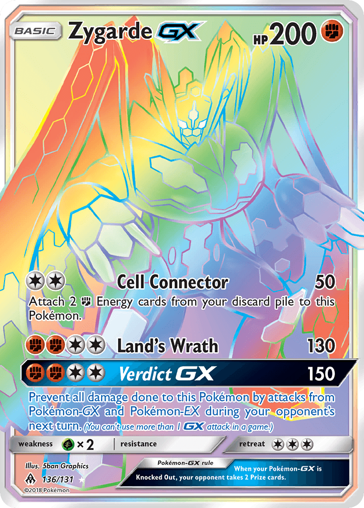 Zygarde GX (136/131) [Sun & Moon: Forbidden Light] - Doe's Cards