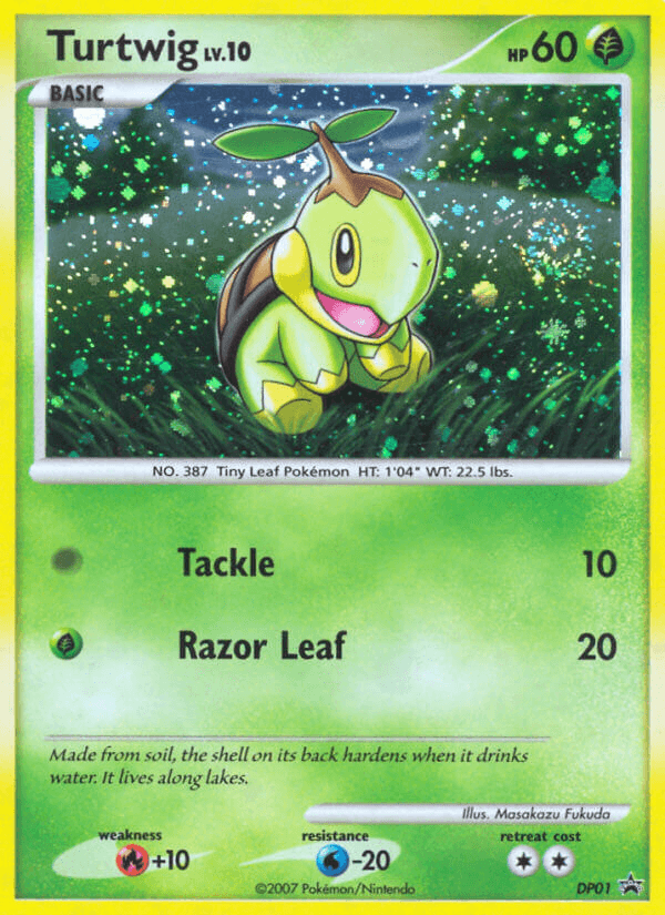 Turtwig (DP01) [Diamond & Pearl: Black Star Promos] - Doe's Cards